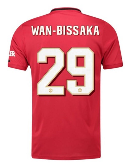 Aaron Wan-Bissaka Manchester United 19 20 Club Font Home Jersey Online Hot Sale