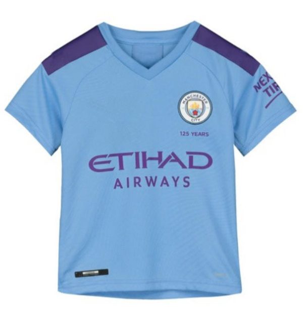 Sergio Kun Aguero Kids 19 20 Club Font Home Jersey Cheap