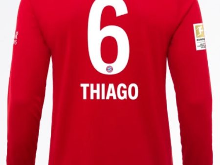 Thiago Long Sleeve 19 20 Home Jersey Online Hot Sale