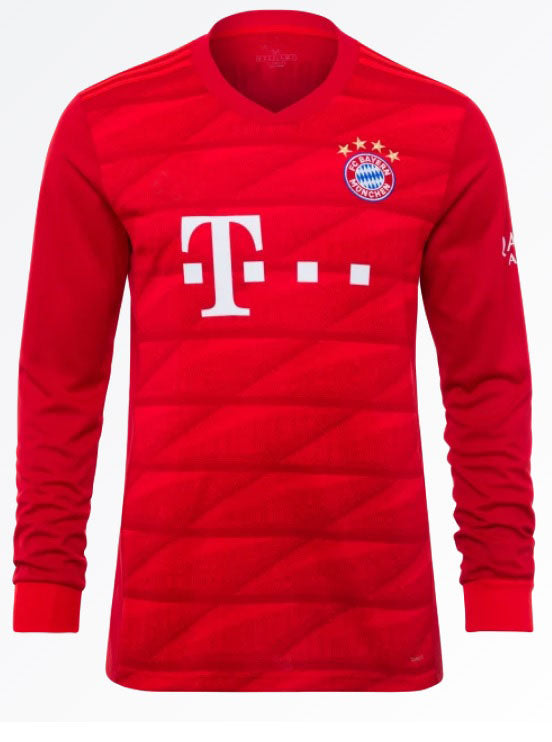 FC Bayern Munich Sanches LS 19 20 Home Jersey Discount