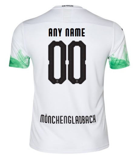 Borussia Monchengladbach Custom 19 20 Home Jersey Hot on Sale