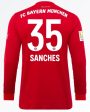 FC Bayern Munich Sanches LS 19 20 Home Jersey Discount