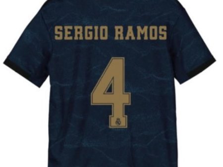 Sergio Ramos Real Madrid Kids 19 20 Away Jersey Hot on Sale