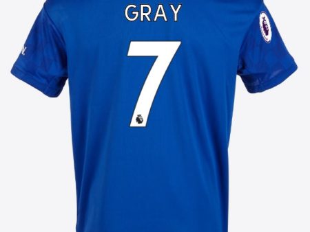 Demarai Gray Leicester City 19 20 Home Jersey For Discount