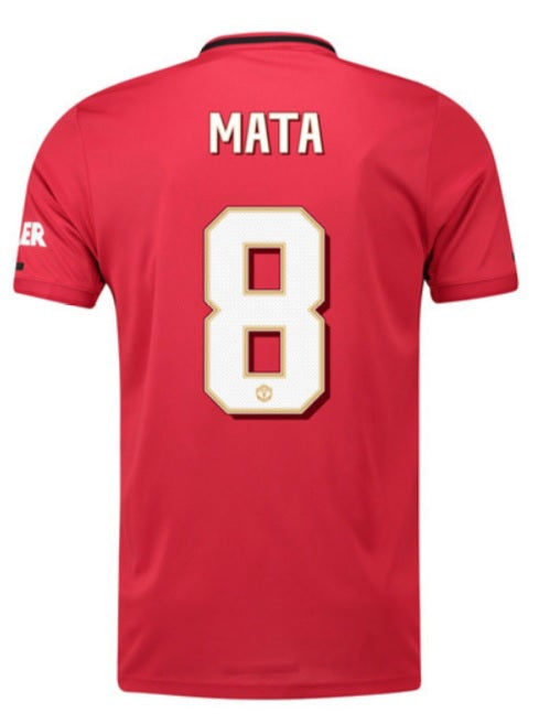 Manchester United Mata 19 20 Club Font Home Jersey Online Sale