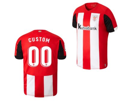 Athletic Bilbao Custom Youth 19 20 Home Jersey on Sale