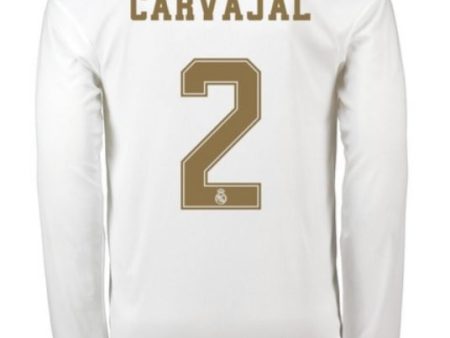 Dani Carvajal Real Madrid Long Sleeve 19 20 Home Jersey on Sale