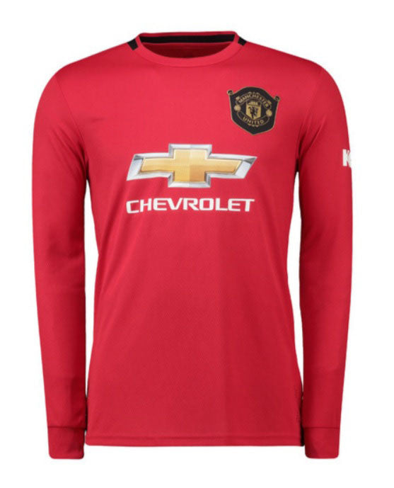 Manu Valencia Long Sleeve 19 20 Home Jersey Discount