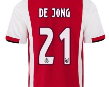 Ajax Fc de Jong Youth 19 20 Home Jersey Online