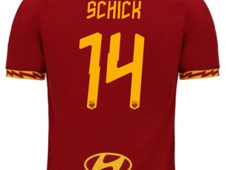 AS Roma Patrik Schick 19 20 Home Jersey Online now