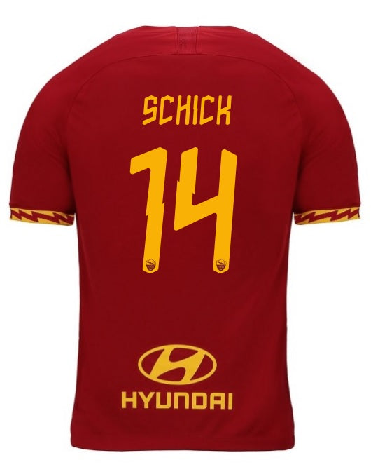 AS Roma Patrik Schick 19 20 Home Jersey Online now