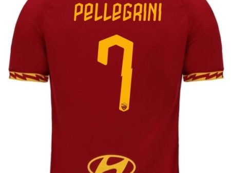 AS Roma Lorenzo Pellegrini 19 20 Home Jersey Discount