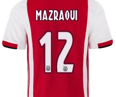 Noussair Mazraoui Ajax Kids 19 20 Home Jersey Supply