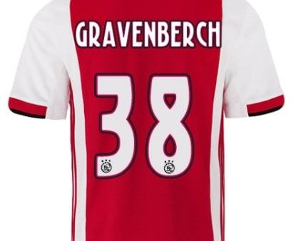 Ajax FC Gravenberch Youth 19 20 Home Jersey Supply