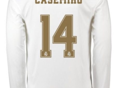 Casemiro Long Sleeve 19 20 Home Jersey Online