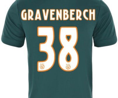 Ryan Gravenberch Ajax kids 19 20 Away Jersey For Discount