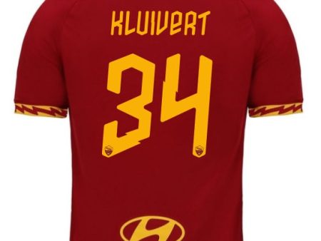 AS Roma Justin Kluivert 19 20 Home Jersey For Sale