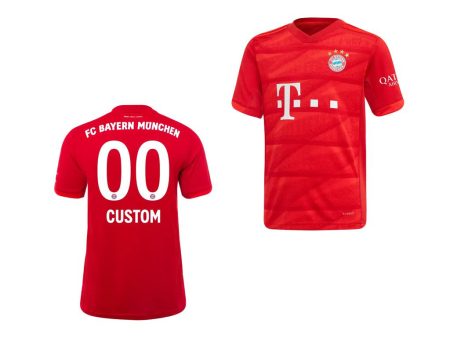 Bayern Munich Custom Kids 19 20 Home Jersey Online