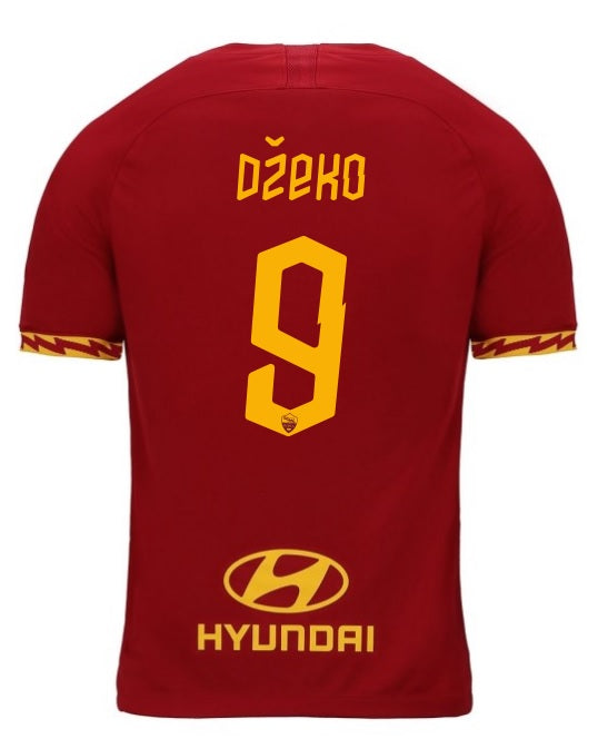 AS Roma Dzeko 19 20 Home Jersey Cheap