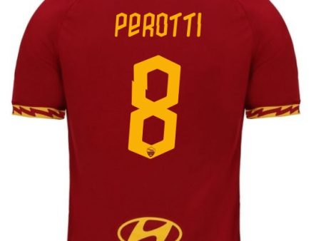 AS Roma Perotti 19 20 Home Jersey For Discount