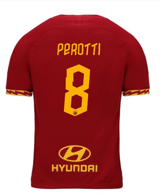 AS Roma Perotti 19 20 Home Jersey For Discount