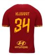 AS Roma Kluivert 19 20 Home Jersey For Sale