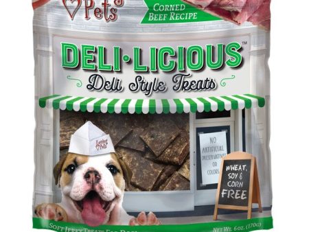 Loving Pets Deli-licious Corned Beef Recipe Dog Treats on Sale