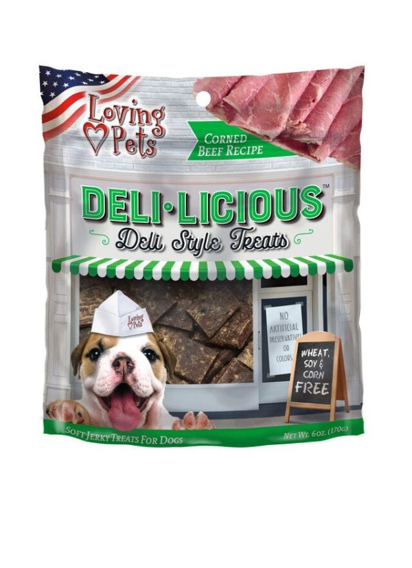 Loving Pets Deli-licious Corned Beef Recipe Dog Treats on Sale