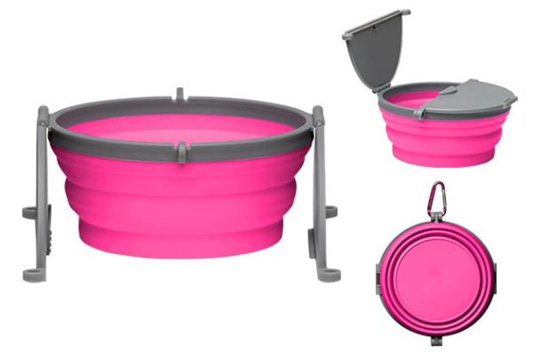 Loving Pets Pink Bella Travel Bowl Discount