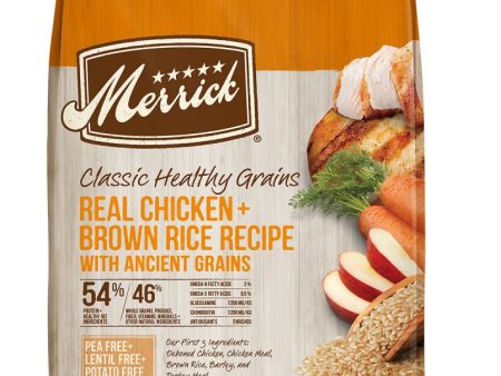 Merrick Classic Chicken & Brown Rice Recipe with Ancient Grains Dry Dog Food Online Sale