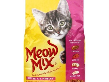 Meow Mix Kitten Li l Nibbles Dry Cat Food Supply