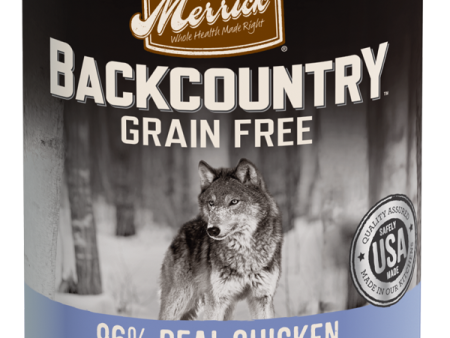 Merrick Backcountry Grain Free Backcountry 96% Chicken Recipe Canned Dog Food Discount