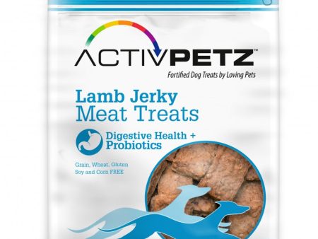 Loving Pets ActivPetz Grain Free Lamb Jerky Digestive Health and Probiotics Dog Treats on Sale