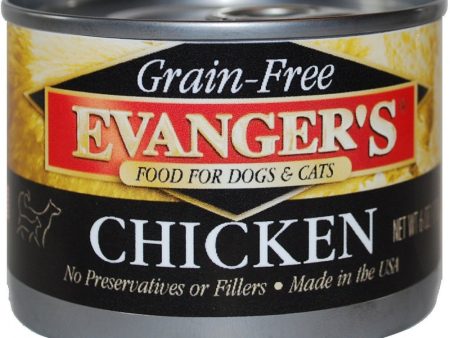 Evangers Grain Free Chicken Canned Dog and Cat Food Sale