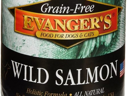 Evangers Grain Free Wild Salmon Canned Cat and Dog Food on Sale