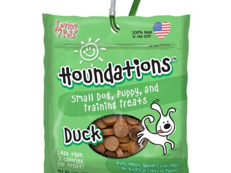 Loving Pets Houndations Grain Free Duck Training Dog Treats Supply