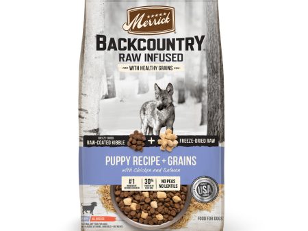 Merrick Backcountry Raw Infused with Healthy Grains Puppy Recipe Dry Dog Food Online Sale