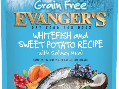 Evangers Grain Free Super Premium Whitefish and Sweet Potato Dry Dog Food For Sale