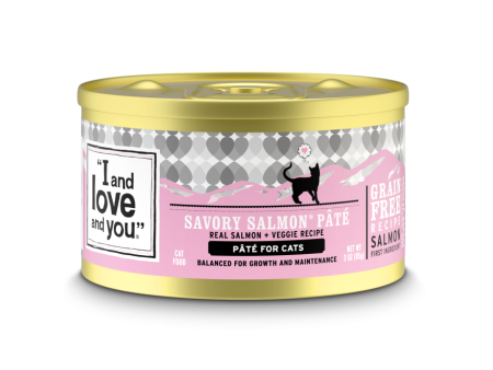 I And Love And You Grain Free Savory Salmon Pate Canned Cat Food Online Hot Sale