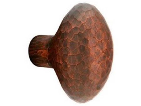 Emtek C8220HE Concealed , Privacy , Oval Rosette , Hammered Egg Knob For Discount