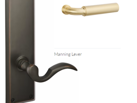 Emtek C8231.LSSRG.SMSRG Concealed Fastener , Select Privacy , Quincy Rosette , L-Square Stem , Smooth Handle Fashion